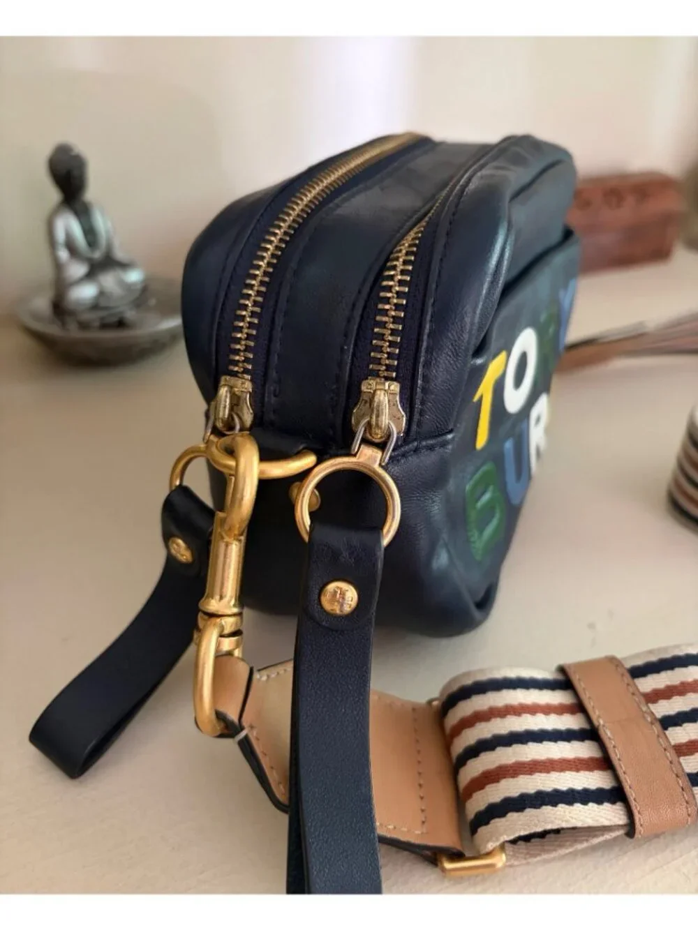 Tory Burch Perry Crossbody Mini Bag with Wide Strap